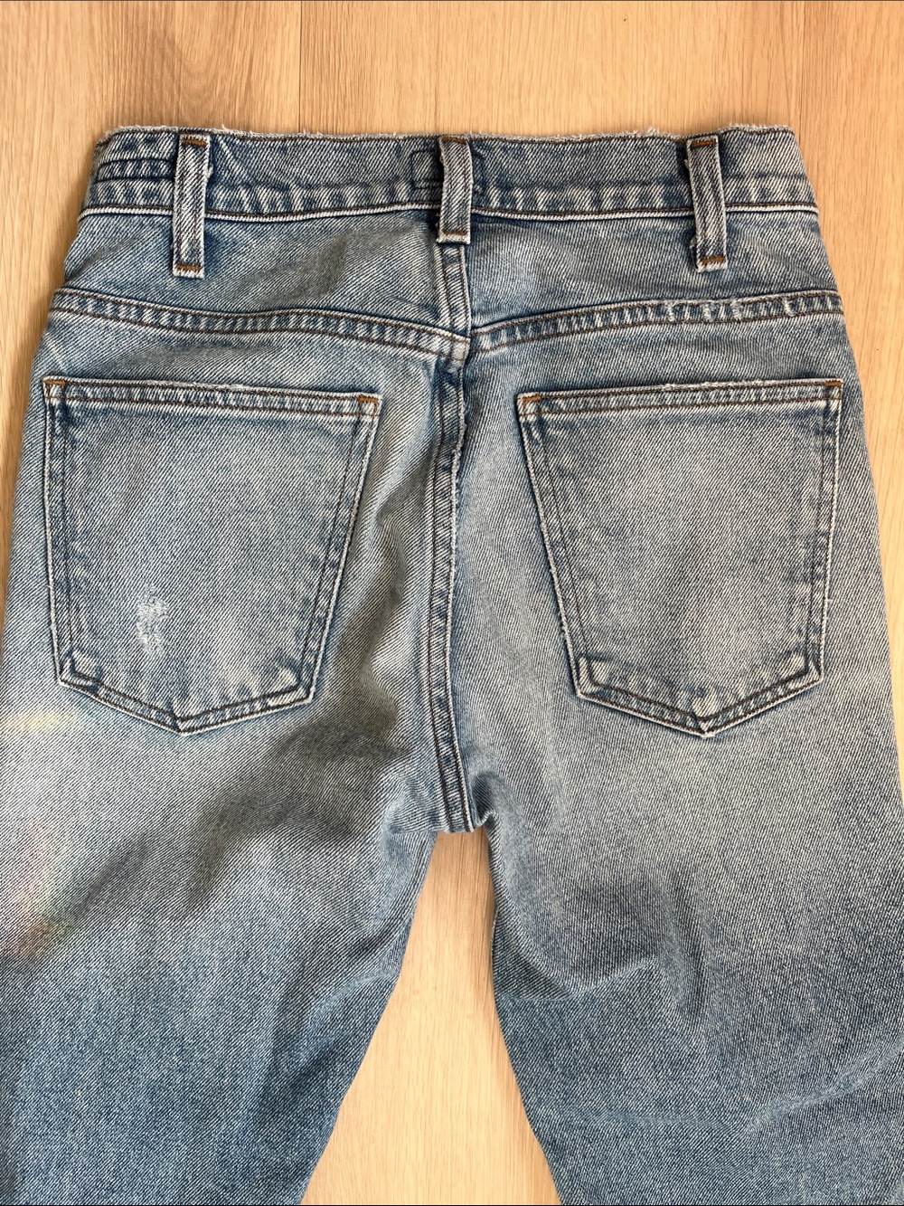Citizens of Humanity Blue Distressed Amelia Vintage Flare Jeans - Picture 7 of 8